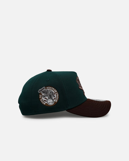 New Era 9Forty M-Crown Cap Oakland Athletics Forest - Snapback Baseballkappe Moderner Schnitt Sport Mütze Baumwolle