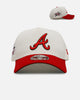New Era Atlanta Braves 'Strawberry' 9FORTY A-Frame Snapback Chrome/Red