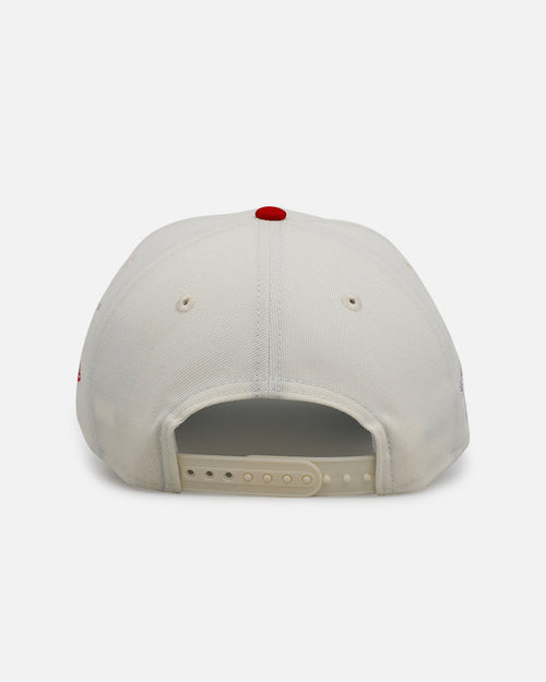 New Era Atlanta Braves 'Strawberry' 9FORTY A-Frame Snapback Chrome/Red