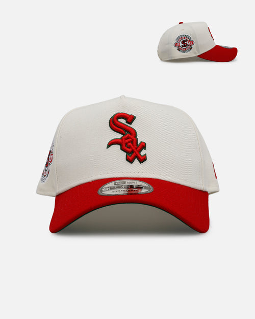 New Era Chicago White Sox 'Strawberry' 9FORTY A-Frame Snapback Chrome/Red
