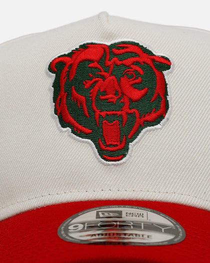 New Era Chicago Bears 'Strawberry' 9FORTY A-Frame Snapback Chrome/Red