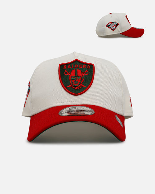 New Era Las Vegas Raiders 'Strawberry' 9FORTY A-Frame Snapback Chrome/Red