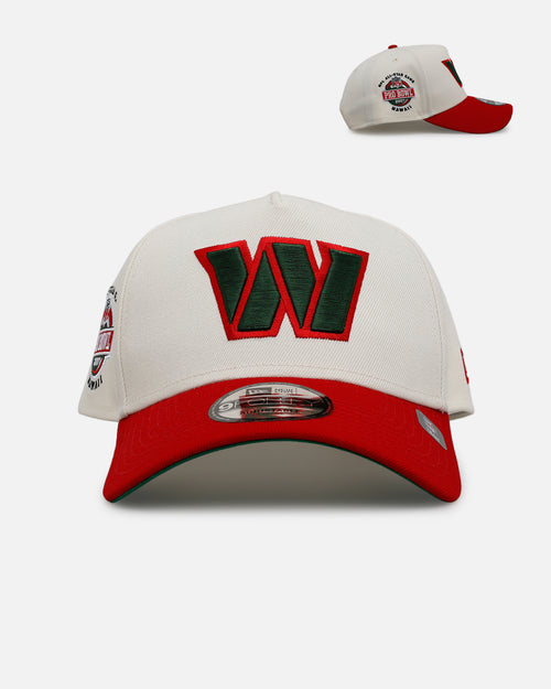 New Era Washington Commanders 'Strawberry' 9FORTY A-Frame Snapback Chrome/Red