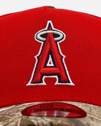 New Era Los Angeles Angels 'Realtree Visor' 9FORTY A-Frame Snapback Official Team Color