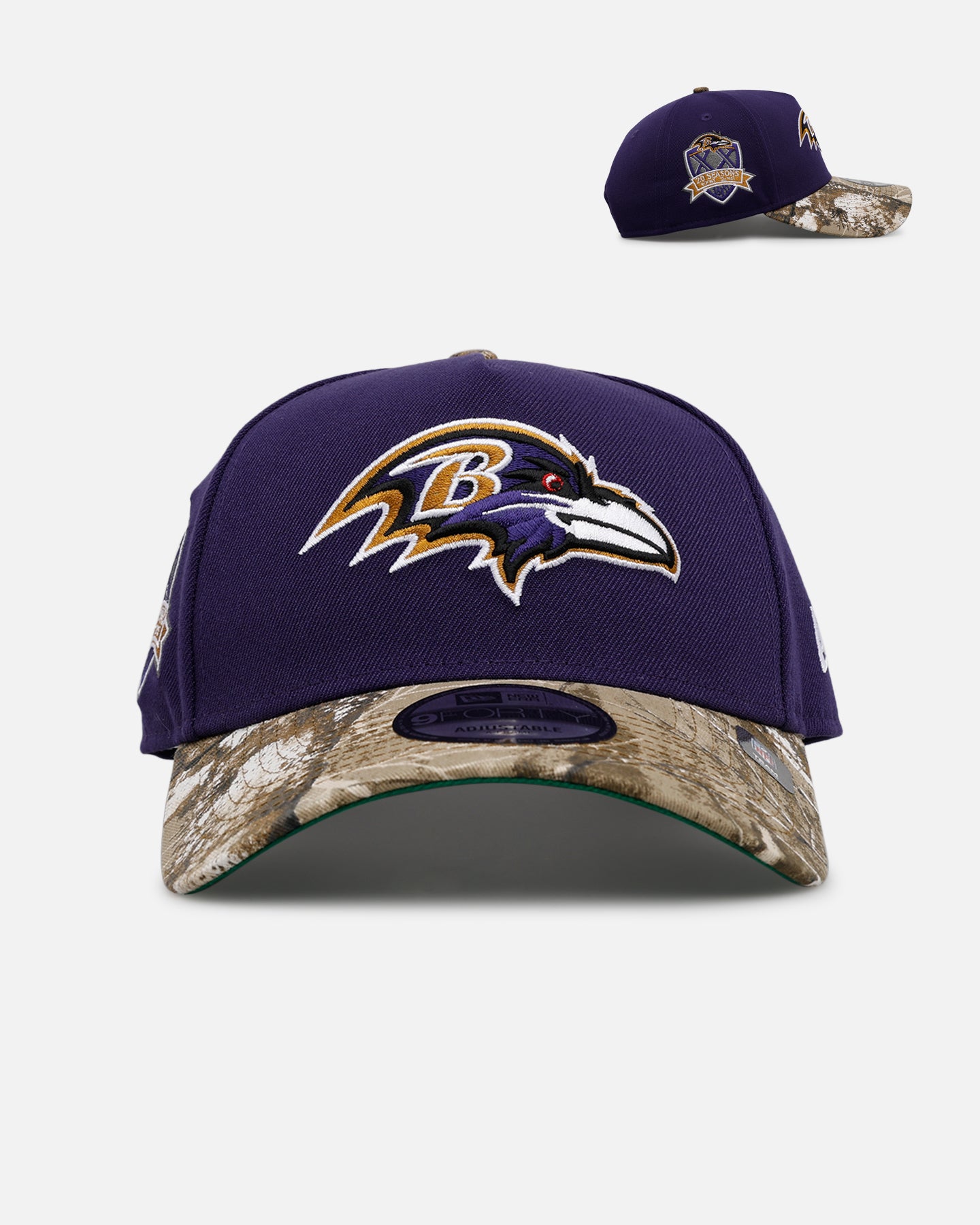New Era Baltimore Ravens 'Realtree Visor' 9FORTY A-Frame Snapback