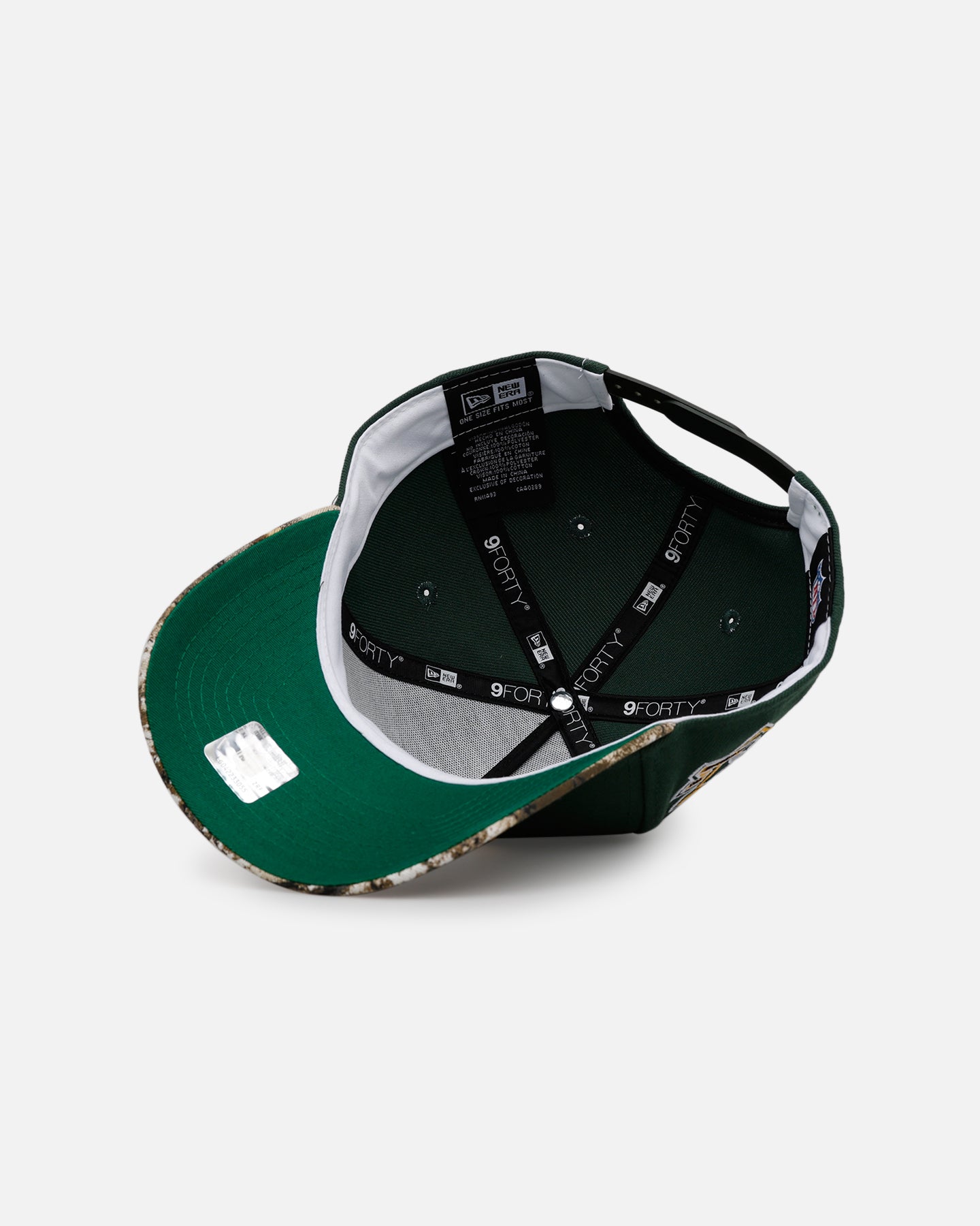 New Era Green Bay Packers 'Realtree Visor' 9FORTY A-Frame Snapback