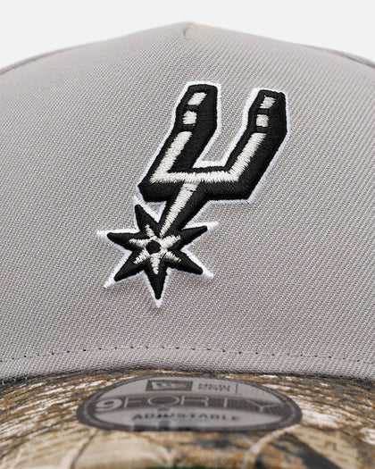 New Era San Antonio Spurs 'Realtree Visor' 9FORTY A-Frame Snapback Official Team Color