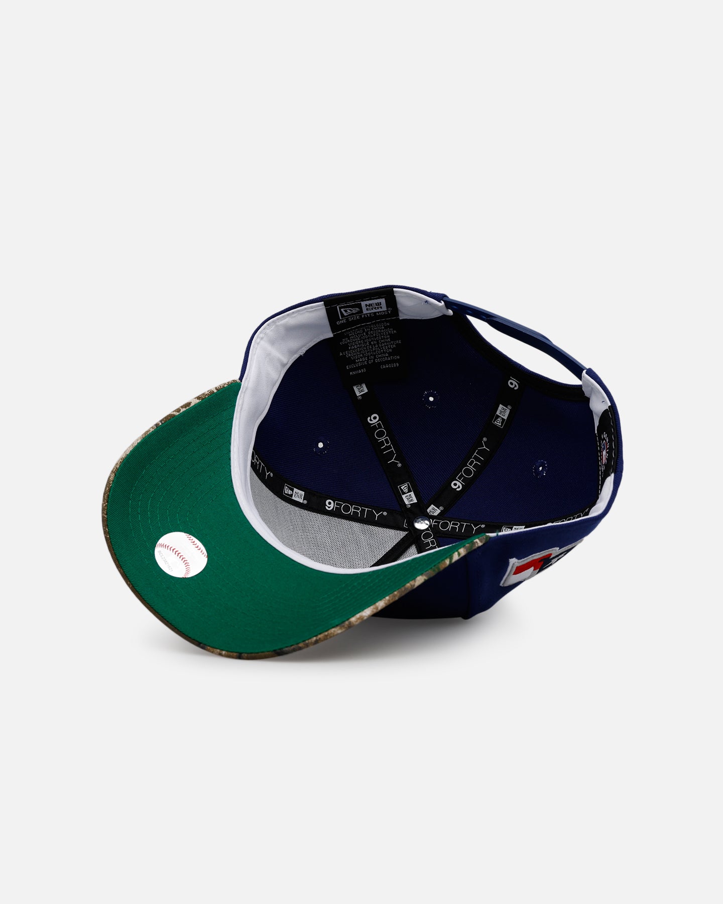 New Era Texas Rangers 'Realtree Visor' 9FORTY A-Frame Snapback