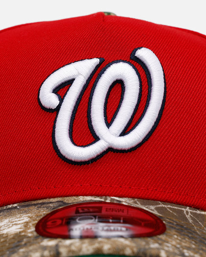 New Era Washington Nationals 'Realtree Visor' 9FORTY A-Frame Snapback Official Team Color