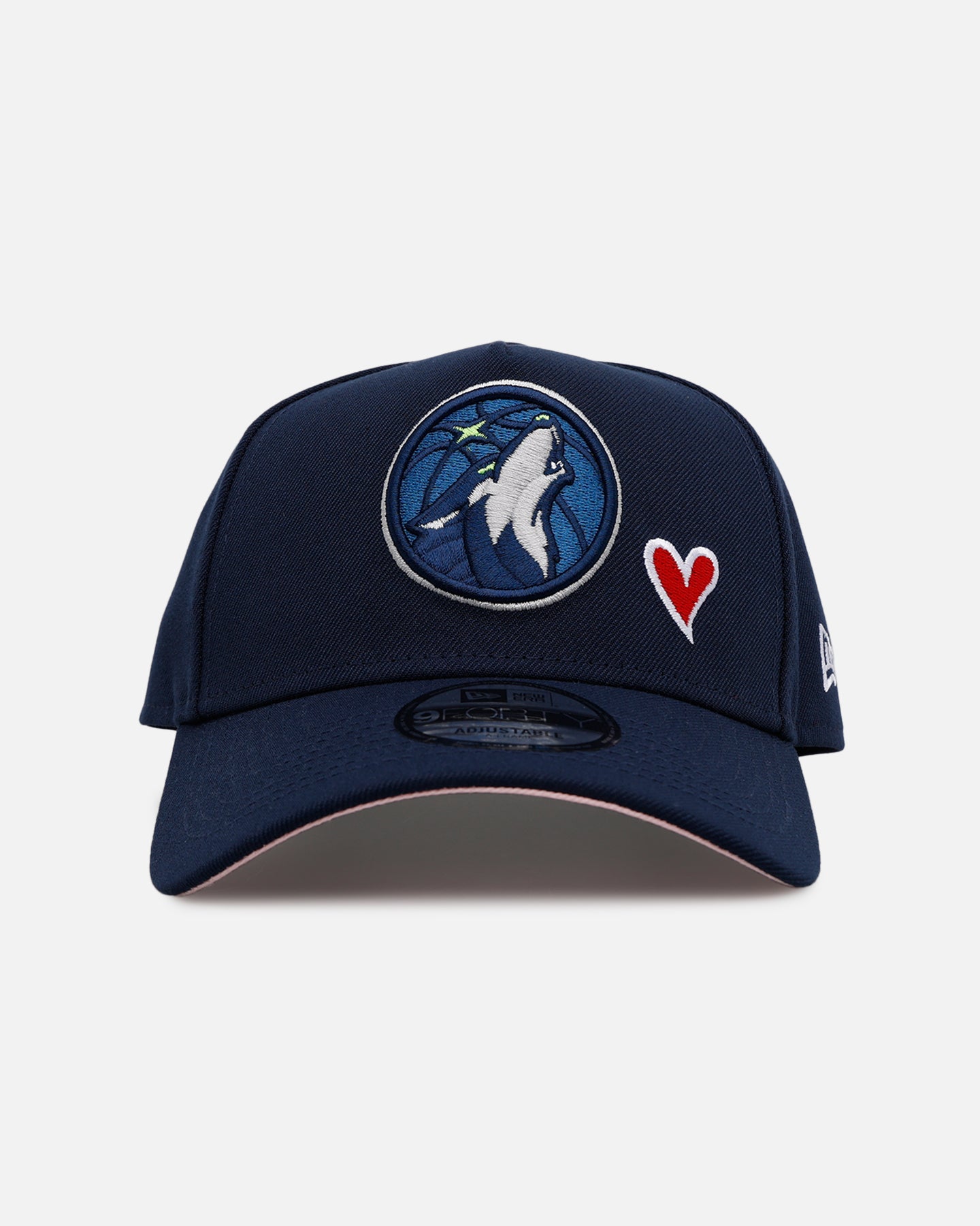 New Era Minnesota Timberwolves 'Team Color Hearts' 9FORTY A-Frame