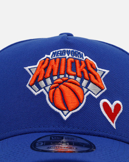 New Era New York Knicks 'Team Color Hearts' 9FORTY A-Frame Snapback Official Team Color