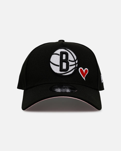 New Era Brooklyn Nets 'Team Color Hearts' 9FORTY A-Frame Snapback Official Team Color