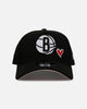 New Era Brooklyn Nets 'Team Color Hearts' 9FORTY A-Frame Snapback Official Team Color