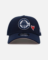New Era Los Angeles Clippers 'Team Color Hearts' 9FORTY A-Frame Snapback Official Team Color