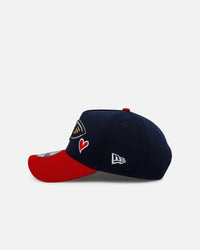 New Era New Orleans Pelicans 'Team Color Hearts' 9FORTY A-Frame Snapback Official Team Color