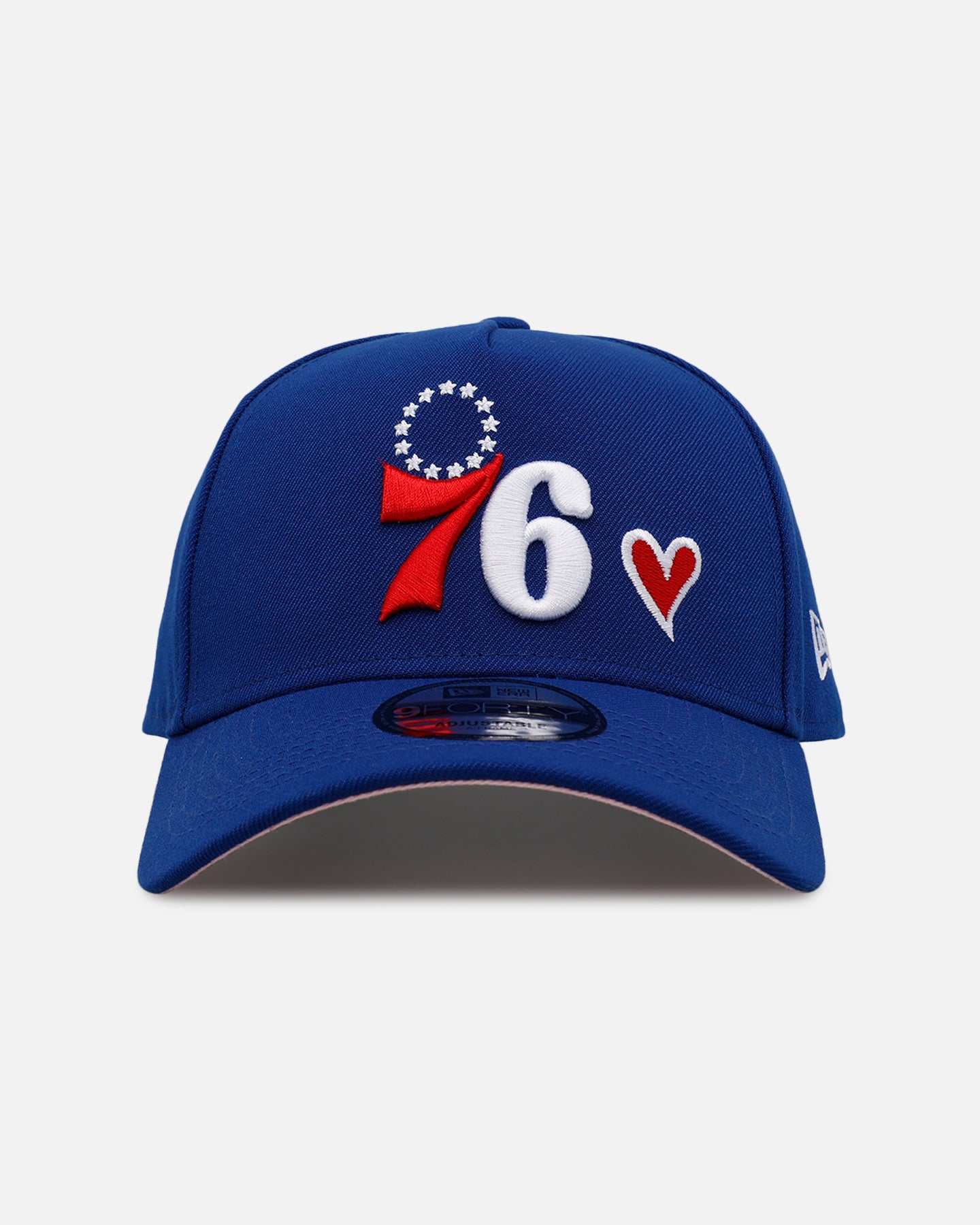 New Era Philadelphia 76ers 'Team Color Hearts' 9FORTY A-Frame