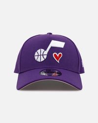 New Era Utah Jazz 'Team Color Hearts' 9FORTY A-Frame Snapback Official Team Color
