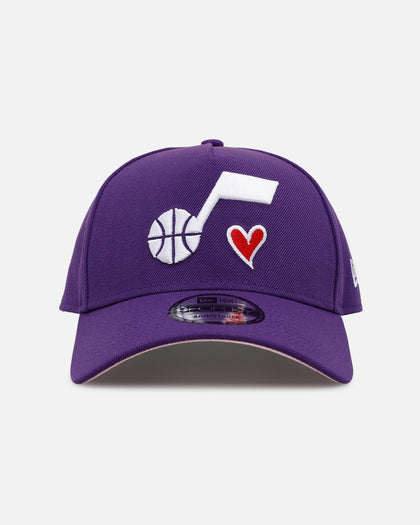 New Era Utah Jazz 'Team Color Hearts' 9FORTY A-Frame Snapback Official Team Color