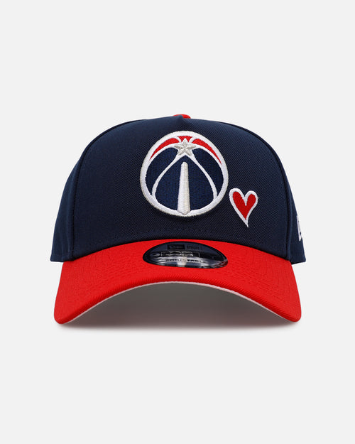 New Era Washington Wizards 'Team Color Hearts' 9FORTY A-Frame Snapback Official Team Color