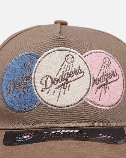 Pro Standard Los Angeles Dodgers 'Multicolor Logos' Pro Pinch Strapback Multicolor