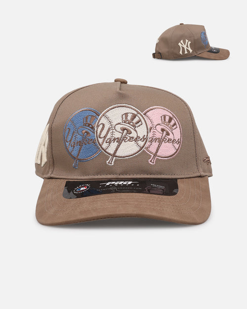 Pro Standard New York Yankees 'Multicolor Logos' Pro Pinch Strapback Multicolor