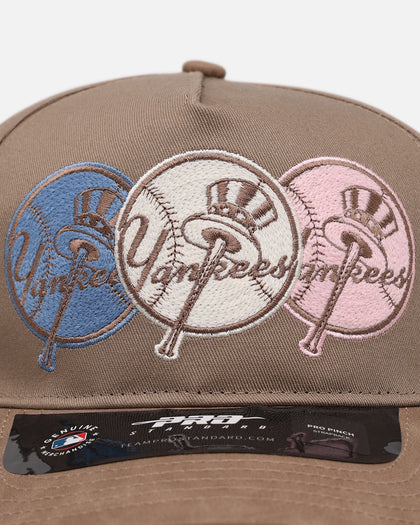 Pro Standard New York Yankees 'Multicolor Logos' Pro Pinch Strapback Multicolor