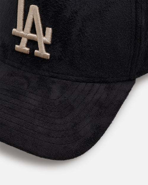 New Era Los Angeles Dodgers 'Suede' 9FORTY A-Frame Strapback Black/Tan