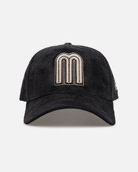 New Era Mexico National Baseball Team 'Suede' 9FORTY A-Frame Strapback Black/Tan
