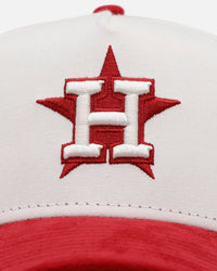 New Era Houston Astros 'Cardinal Suede' 9FORTY A-Frame Snapback Cardinal