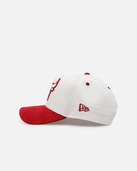 New Era Chicago Bulls 'Cardinal Suede' 9FORTY A-Frame Snapback Cardinal