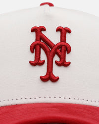 New Era New York Mets 'Cardinal Suede' 9FORTY A-Frame Snapback Cardinal