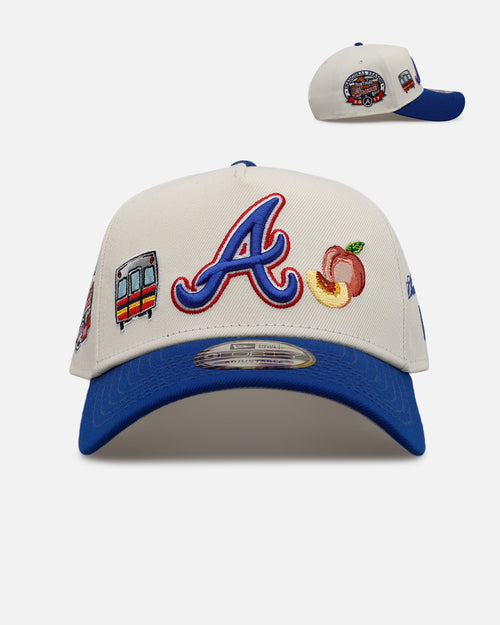 New Era Atlanta Braves 'Chrome City Icons' 9FORTY A-Frame Snapback Chrome/Official Team Color