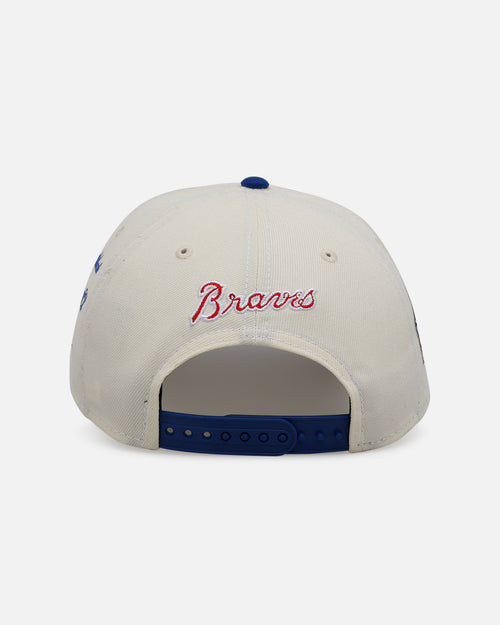 New Era Atlanta Braves 'Chrome City Icons' 9FORTY A-Frame Snapback Chrome/Official Team Color