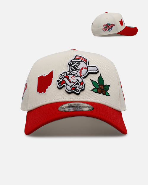New Era Cincinnati Reds 'Chrome City Icons' 9FORTY A-Frame Snapback Chrome/Official Team Color