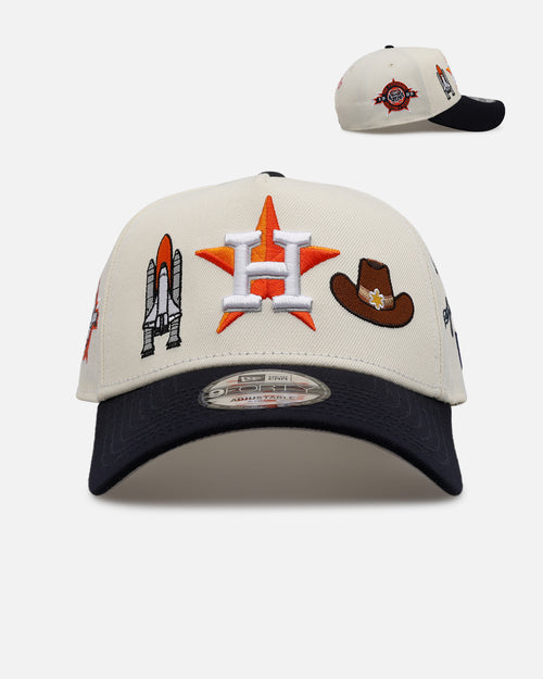 New Era Houston Astros 'Chrome City Icons' 9FORTY A-Frame Snapback Chrome/Official Team Color