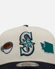 New Era Seattle Mariners 'Chrome City Icons' 9FORTY A-Frame Snapback Chrome/Official Team Color
