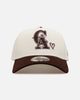 New Era Los Angeles Angels 'Pink Satin Hearts Walnut' 9FORTY A-Frame Snapback Chrome/Walnut