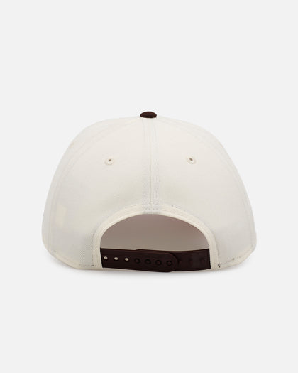 New Era Atlanta Braves 'Pink Satin Hearts Walnut' 9FORTY A-Frame Snapback Chrome/Walnut