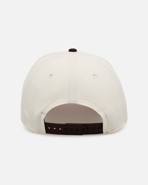 New Era Los Angeles Dodgers 'Pink Satin Hearts Walnut' 9FORTY A-Frame Snapback Chrome/Walnut