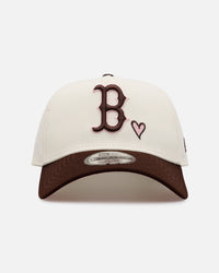 New Era Boston Red Sox 'Pink Satin Hearts Walnut' 9FORTY A-Frame Snapback Chrome/Walnut
