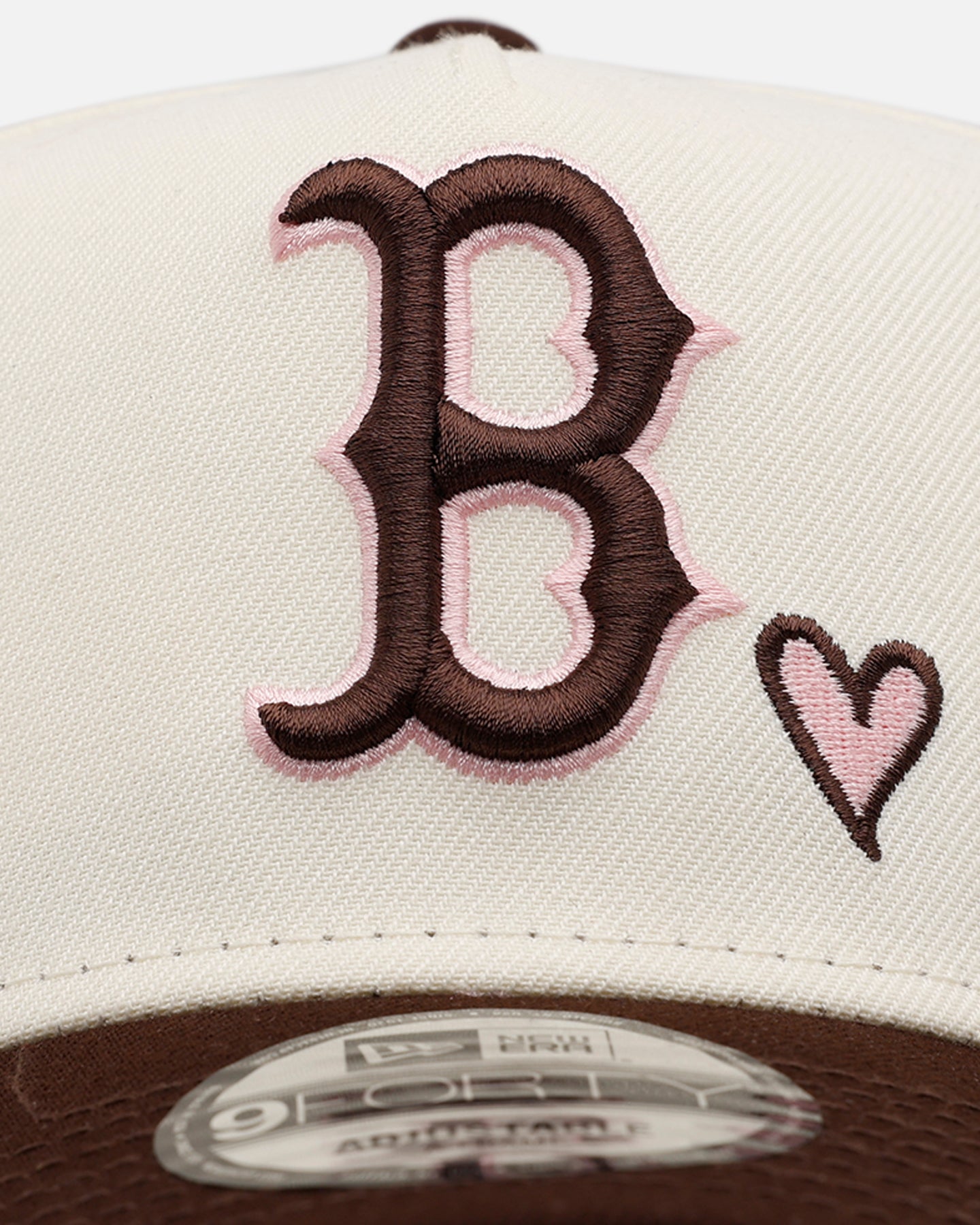 New Era Boston Red Sox 'Pink Satin Hearts Walnut' 9FORTY A-Frame