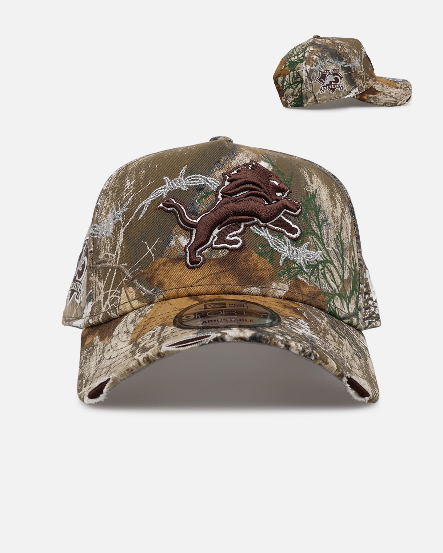 New Era Detroit Lions 'Realtree Grit 3.0' 9FORTY A-Frame Snapback