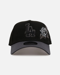 New Era Los Angeles Dodgers 'Stealth Roses' 9FORTY A-Frame Snapback Black