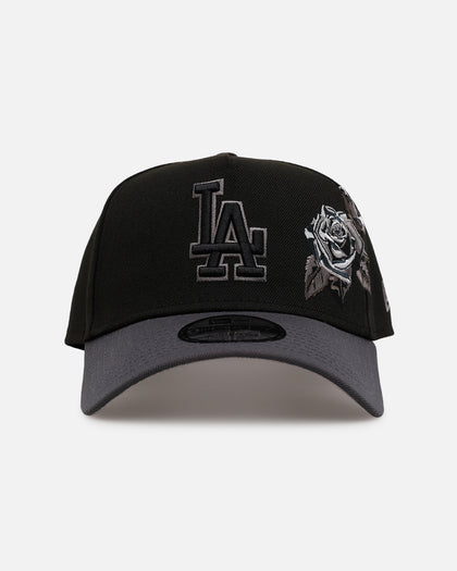 New Era Los Angeles Dodgers 'Stealth Roses' 9FORTY A-Frame Snapback Black