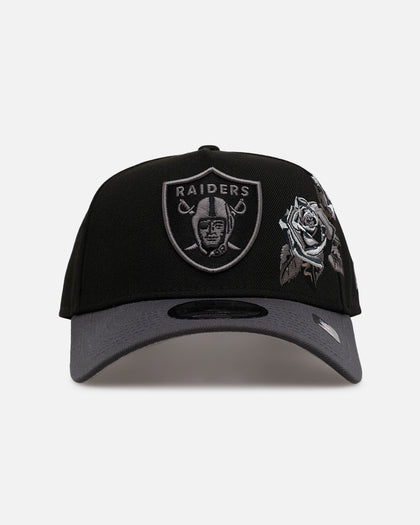 New Era Las Vegas Raiders 'Stealth Roses' 9FORTY A-Frame Snapback Black