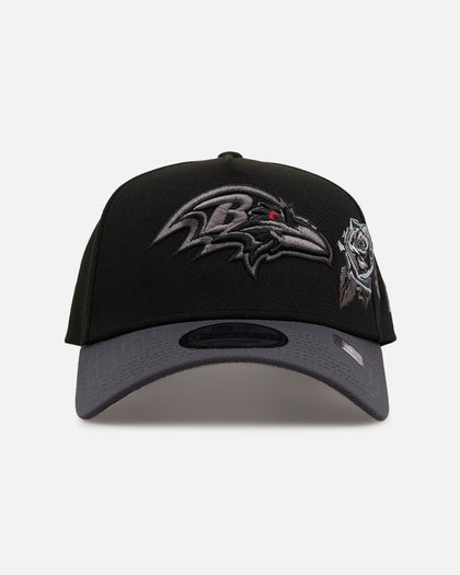 New Era Baltimore Ravens 'Stealth Roses' 9FORTY A-Frame Snapback Black