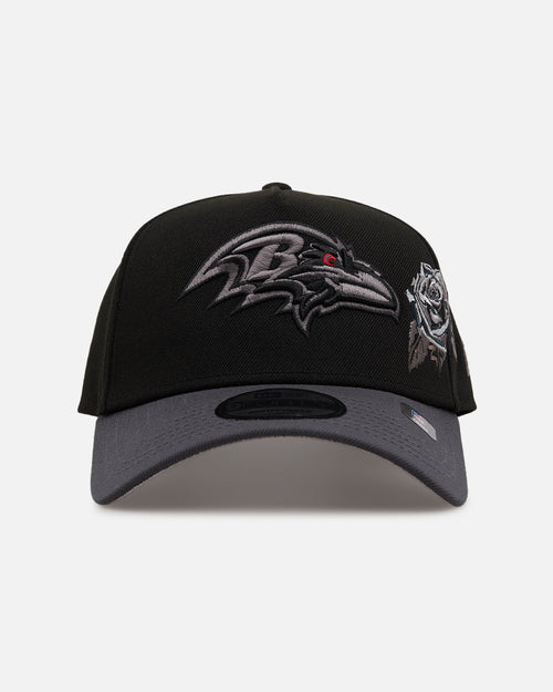 New Era Baltimore Ravens 'Stealth Roses' 9FORTY A-Frame Snapback Black