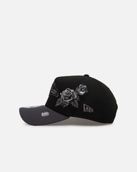 New Era Baltimore Ravens 'Stealth Roses' 9FORTY A-Frame Snapback Black