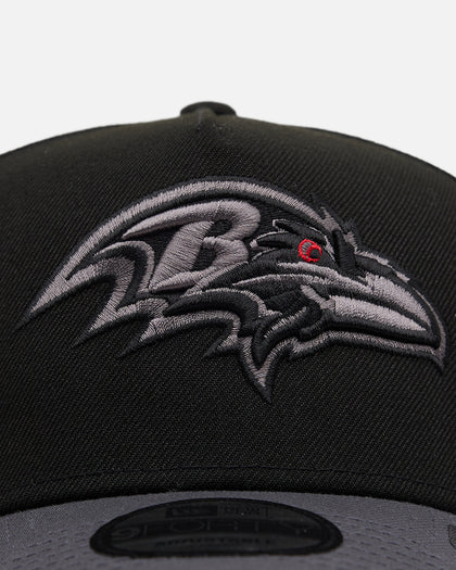 New Era Baltimore Ravens 'Stealth Roses' 9FORTY A-Frame Snapback Black