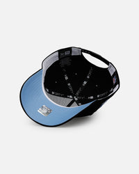 New Era Detroit Lions 'Black And Sky Blue' 9FORTY A-Frame Snapback Black/Sky Blue